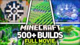 500+ Build Projects for Survival Minecraft [FULL MOVIE]