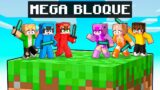 Atrapados en un MEGA BLOQUE en Minecraft!