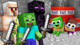 Baby JJ and Baby Mikey Were Kidnapped By MOBS in Minecraft (Maizen)