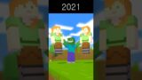 Evolution of Merge STEVE & ALEX – Minecraft Animation