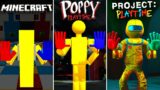 Evolution of Player in all games – Poppy Playtime, Minecraft, Project Playtime