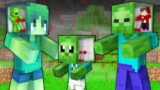 How Mikey and JJ Control Zombie Family Mind in Minecraft (Maizen)