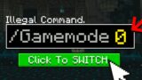 How i illegally Switch My GAMEMODE in this Minecraft SMP…