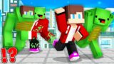 JJ And Mikey ATTACKED by a MUTANT CONSISTING Of MIKEY And JJ in Minecraft Maizen