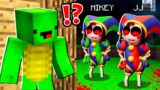 JJ and Mikey Became Creepy POMNI and ATTACK MIKEY and JJ ! – in Minecraft Maizen