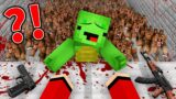 JJ and Mikey Escape from SCARY WEREWOLF ARMY Apocalypse in Minecraft – Maizen