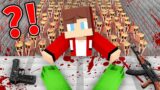 JJ and Mikey Survived with SCARY VILLAGERS ARMY Apocalypse in Minecraft – Maizen