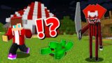 JJ and Mikey VS Killer Clown CHALLENGE in Minecraft / Maizen Minecraft