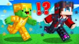 MOB SPAWNER Armor Speedrunner vs LUCKY BLOCK Armor Hunter : JJ vs Mikey in Minecraft Maizen!