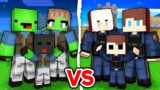 Maizen FBI Family vs Mikey CRIMINAL Family in Minecraft! – Parody Story(JJ and Mikey TV)