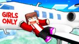 Maizen STUCK on a GIRL ONLY PLANE in Minecraft! – Parody Story(JJ and Mikey TV)
