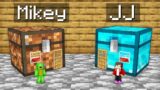Mikey Poor vs JJ Rich HOUSE INSIDE CHEST Survival Battle in Minecraft (Maizen)