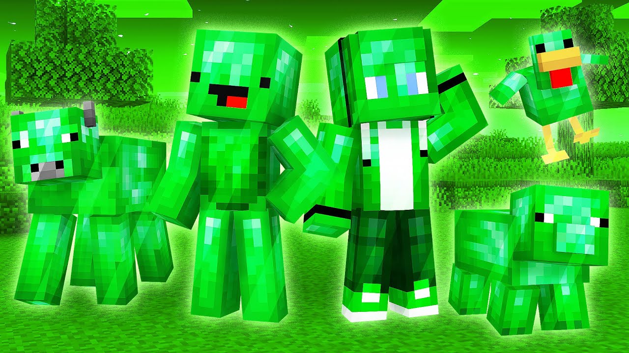 Mikey and JJ Survive in Emerald World in Minecraft (Maizen) - Minecraft ...