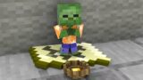 Monster School : Baby Zombie Gangster Become a Beggar – Minecraft Animation