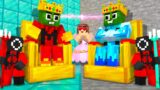 Monster School : Zombie x Squid Game FIRE vs. ICE, WHO IS REAL KING? – Minecraft Animation