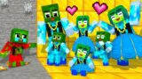 Monster School : Zombie x Squid Game HAPPY FAMILY, BUT ZOMBIE… – Minecraft Animation