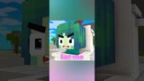 Monster school: Zombie fall in llove with skibidi zombie girl #minecraft #animation