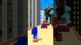 Sonic Vs SuperHeroes in funny Rage Control Run Animation #sonic #minecraftanimation #minecraft