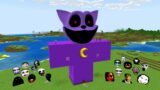 Spawn Catnap (Poppy Playtime) Secret House With 100 Nextbots in Minecraft – Gameplay – Coffin Meme