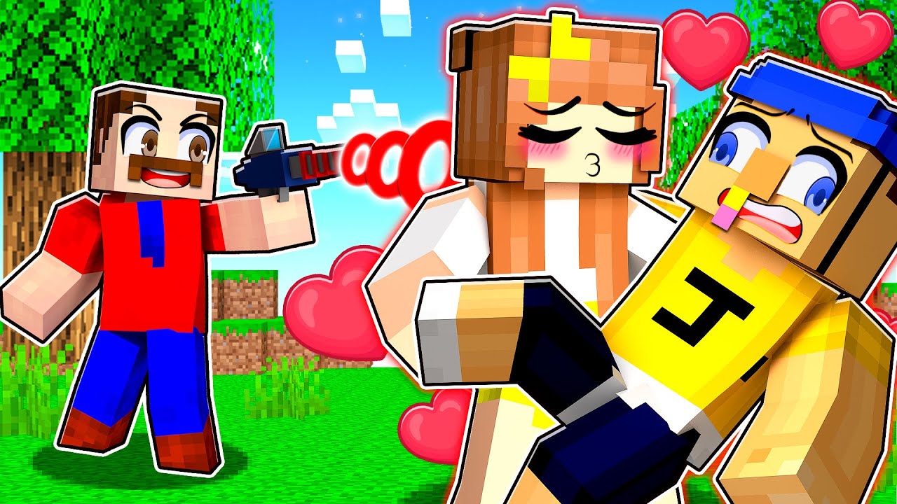 Using LOVE MOD to Prank CRAZY FAN GIRL in Minecraft! - Minecraft videos