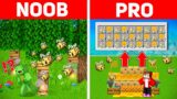 Whose BEE FARM is Better: NOOB vs PRO in Minecraft – Maizen JJ and Mikey BUILD CHALLENGE