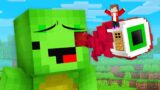 Why JJ Bulid Secret Base Inside Mikey's Head? in Minecraft Challenge (Maizen Mizen Mazien) Parody