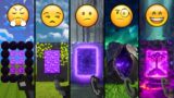nether portal with different emoji in Minecraft be like