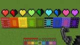 nether portals with different hearts in Minecraft