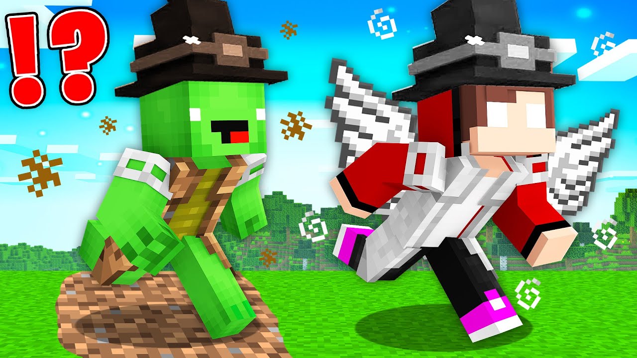 AIR ELEMENTAL Speedrunner vs DIRT ELEMENTAL Hunter in Minecraft Maizen ...