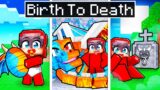 BIRTH TO DEATH of an ELEMENTAL DRAGON in Minecraft!