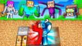 HUNTERS vs MUTANT SPEEDRUNNER in Minecraft!