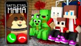 How TATTLETAIL MAMA Called JJ and Mikey Family – in Minecraft Maizen!