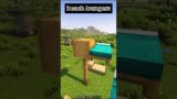 How to make a beash loungers in Minecraft #minecraft #shorts #minecrafthindi #minecraftshorts