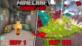 I Survived 100 Days in Cave Only World in Minecraft (Hindi)