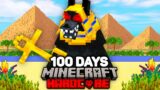 I Survived 100 Days in EGYPT in Hardcore Minecraft!