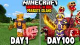 I Survived 100 Days in an EVOLVED PARASITE WORLD in Minecraft Hardcore [MOVIE]