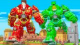 JJ AND MIKEY FOUND HULKBUSTER AND ATTACK THE VILLAGE IN MINECRAFT ! Mikey and JJ HULKBUSTERS!