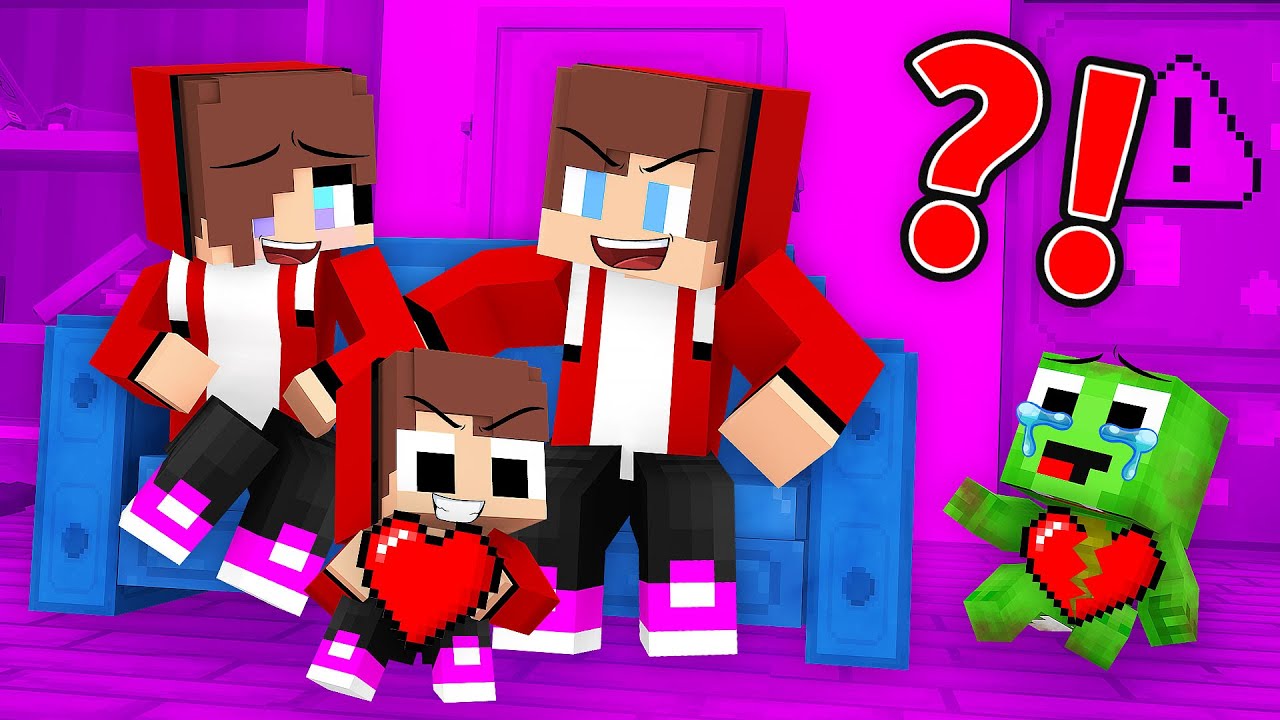 JJ Family and Alone Mikey in Minecraft Animation (Maizen Mizen Mazien ...