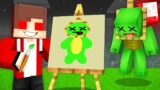 JJ Use DRAWING MOD To HANGED Mikey in Minecraft Maizen