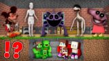 JJ and Mikey Family HIDE From SCARY HORROR MONSTERS FAMILY in Minecraft! – Maizen