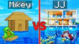 JJ vs Mikey MODERN HOUSE on WATER Battle in Minecraft – Maizen