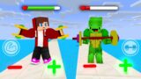 JJ vs Mikey in Muscle Rush Game – Maizen Minecraft Animation