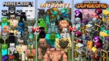MINECRAFT MOBS vs MUTANT MOBS vs MINECRAFT DUNGEONS in Minecraft Mob Battle