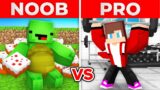 Mikey NOOB FAT vs JJ PRO STRONG Survival Battle in Minecraft Maizen