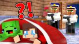 Mikey and JJ Are Hiding From The Police in Minecraft (Maizen)