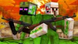 Mikey and JJ Control Mobs To Became WAR in Minecraft (Maizen)