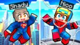 Minecraft But We’re SUPERHEROES!