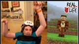Minecraft Wheelchair VR Gone Wrong  – Real Life SMP