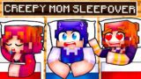 My Girlfriends CREEPY MOM Invited Me To A SLEEPOVER In Minecraft!