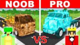 NOOB vs PRO: TRUCK House Build Challenge in Minecraft